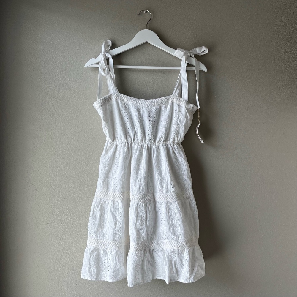 NWT Eyelet Mini Dress